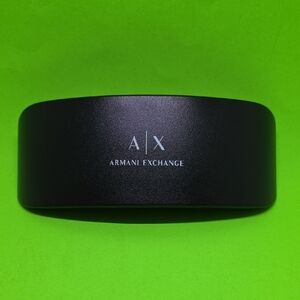 Armani Exchange A/X Black Eyeglass Case Clam Shell (Case Only)